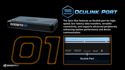 7600M eGPU Oculink GPU Dock - AMD Radeon RX 7600M XT RDNA3.0 8GB GDDR6 - BoostR-EGPU - Herk Computing