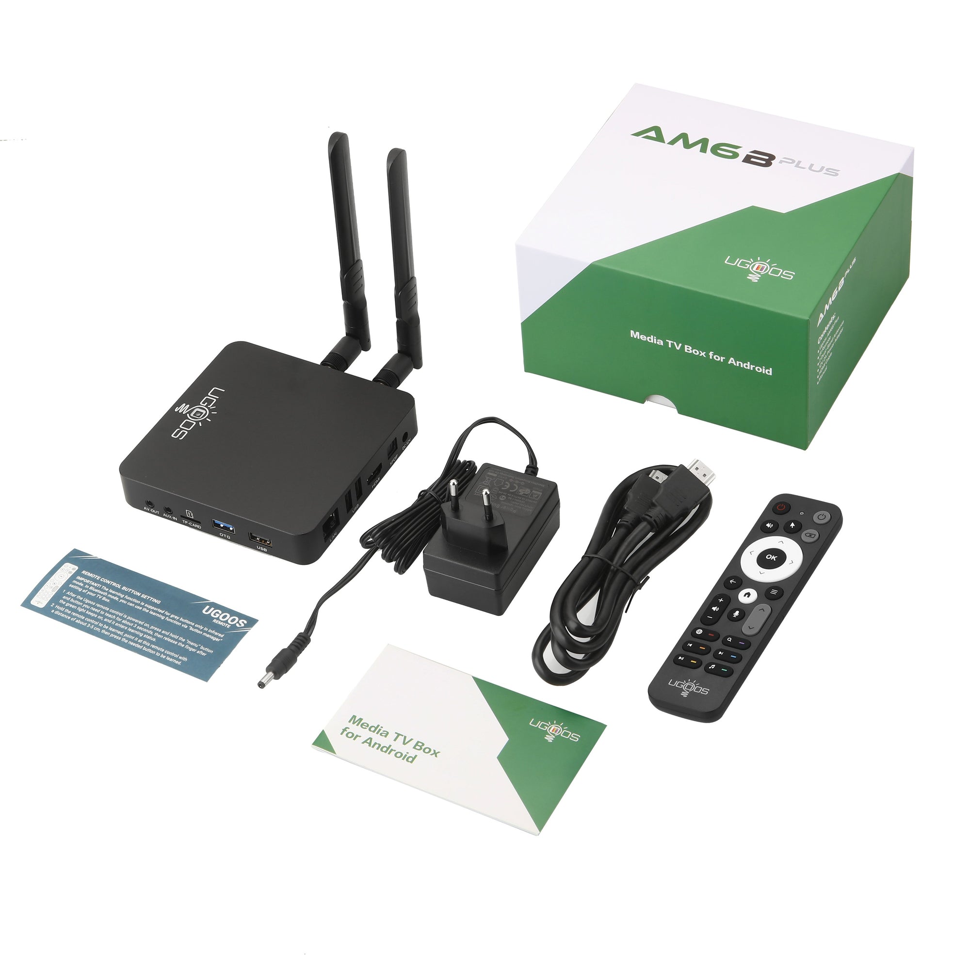 Android TVBOX UGOOS AM6B+ ドルビービジョンプレーヤー Ugoos AM6B Plus 2021 Amlogic S922XJ Android TV Box - Herk Computing