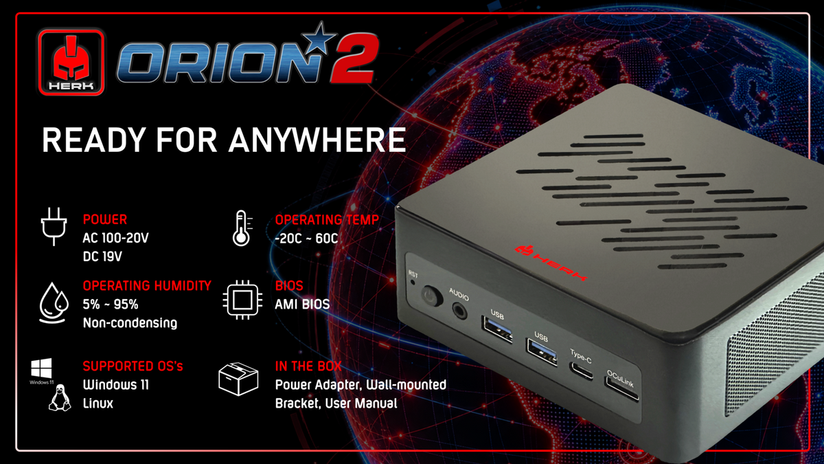 AMD Ryzen AI 9 HX470 Mini PC - HX470-ORION Barebones