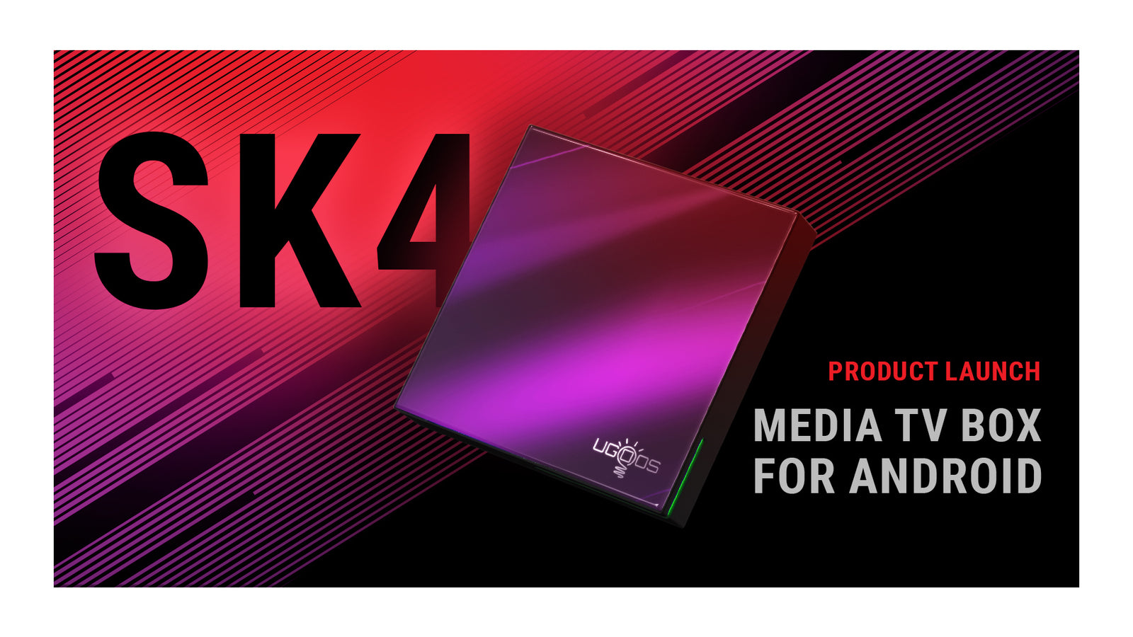Ugoos sk4 Android 14 TV box with Dolby Atmos support