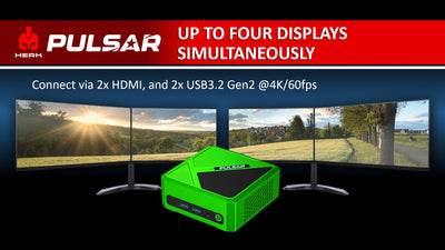Herk Pulsar - 5825u Tiny Mini PC - 32GB + 1TB - Herk Computing