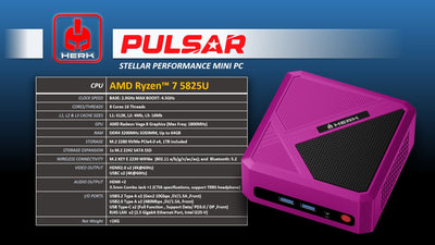 Herk Pulsar - 6800h / 7735h Tiny Mini PC - Sign-up - Herk Computing