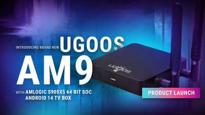 Ugoos AM9 Android 14 Amlogic S905X5 Smart TV BOX - Ships Dec 30th - Herk Computing