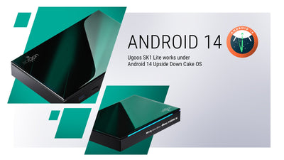 Ugoos SK1 LITE 8K UHD TV Box Amlogic S928X-K Android 11.0 LPDDR4 4GB RAM 64GB ROM WiFi6 1000M BT5.2 USB3.0 Support AV1 H.265 8K 60fps VP9 HDR Box - Herk Computing